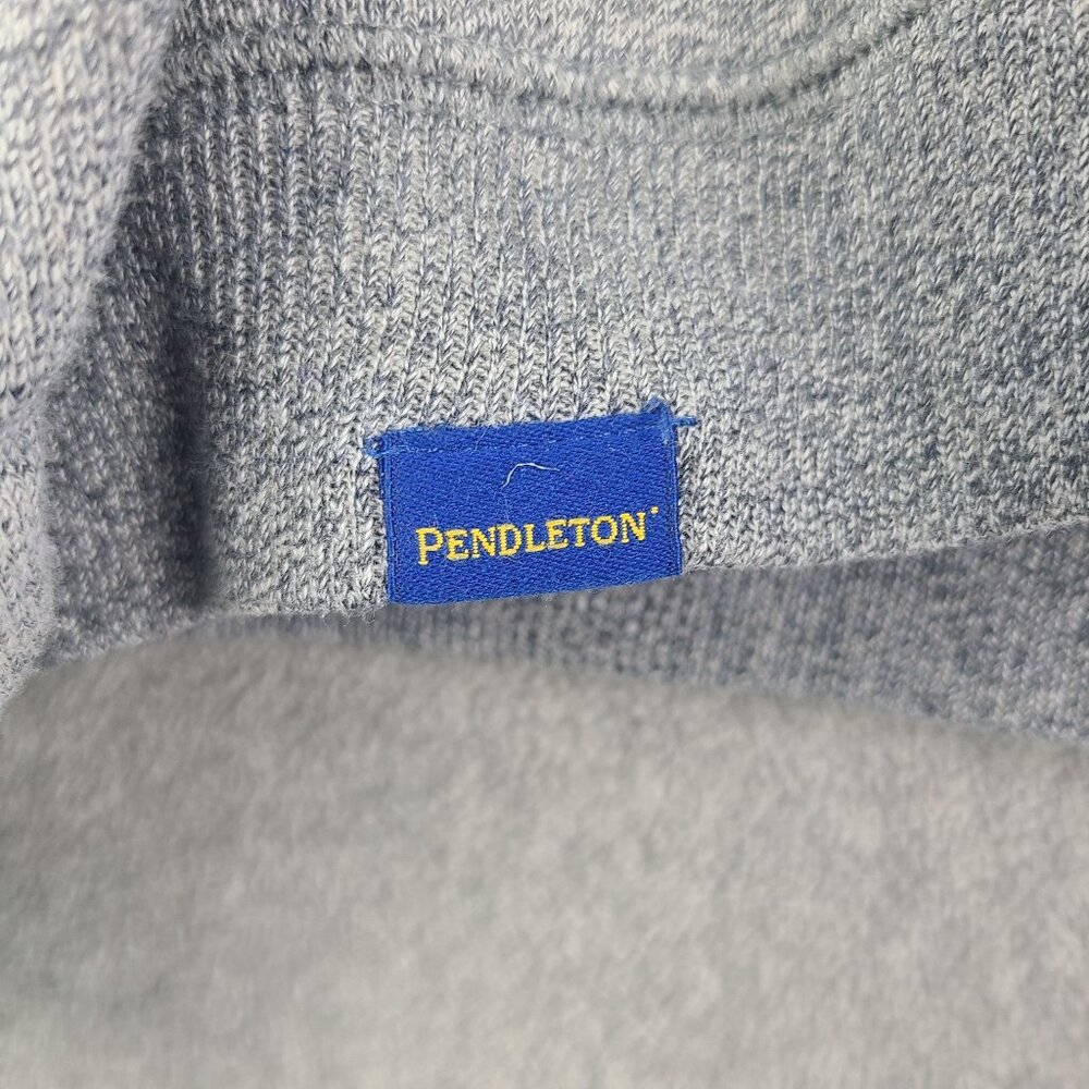 Pendleton Light Gray Pullover Hunter Popover Char… - image 2